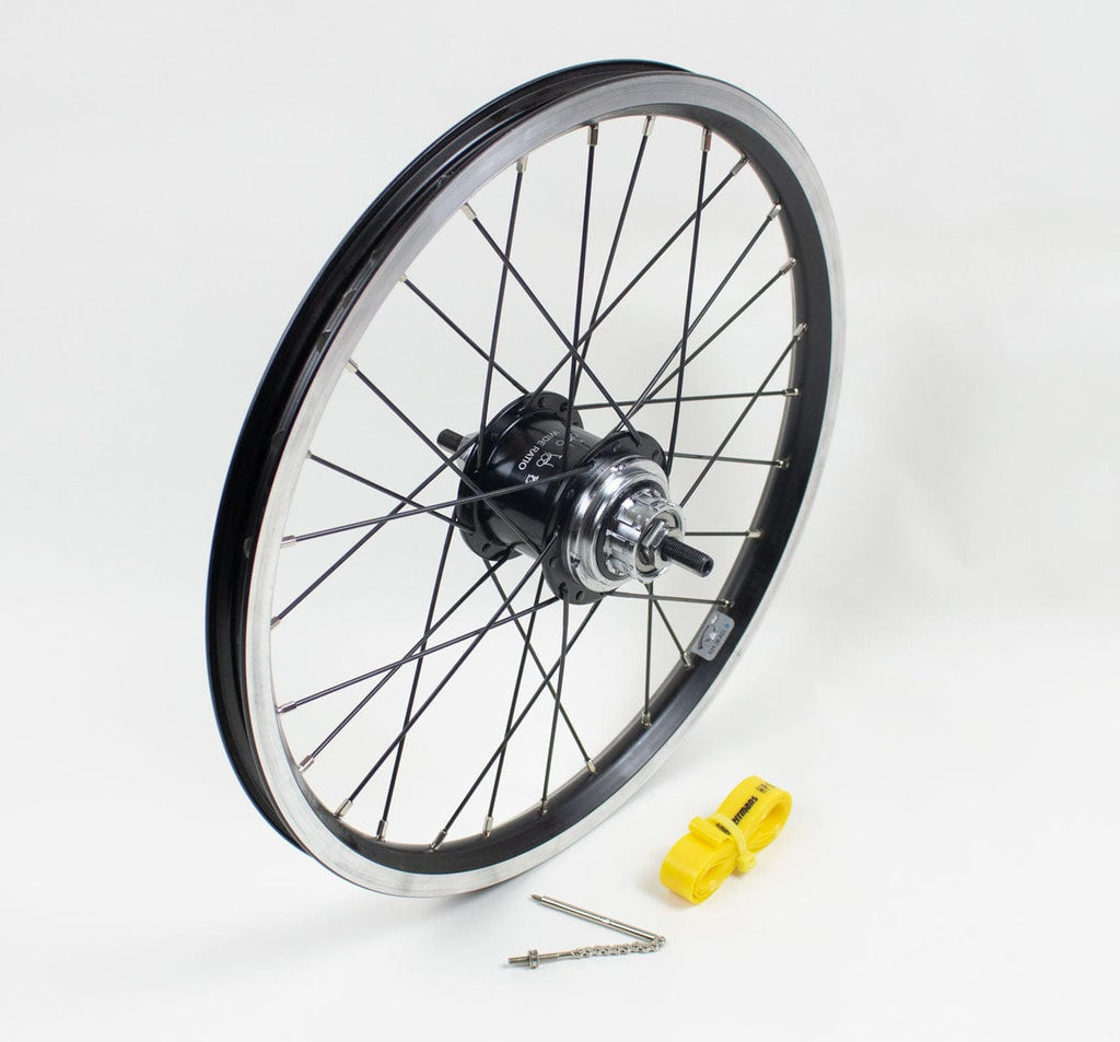Brompton 3-Speed BWR Rear Wheel for 6-Speed bikes in Black