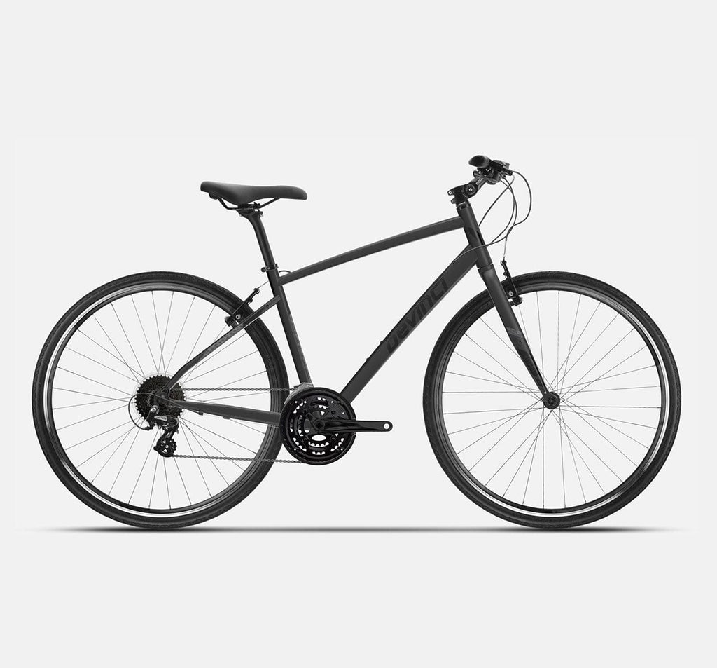 Devinci Milano Altus Hybrid Recreational Bike in Black - 2021 (4590222934067)