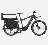 Riese & Muller GT Family Longtail E-Cargo Bike - Utility Grey & Black Matte