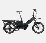 Riese & Muller Multitinker Longtail Cargo E-Bike in Utility Grey and Black Matte
