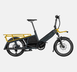 Riese & Muller Multitinker Longtail E-Cargo Bike in Utility Grey and Curry Matte