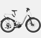 Riese & Muller Homage Touring Suspension E-Bike with Schwalbe SuperMoto-X Tires in Pearl White (4711838908467)