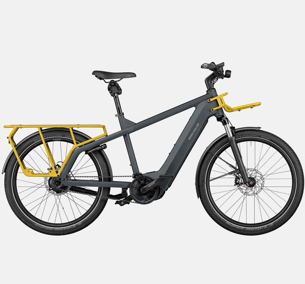 RIese & Muller Multicharger GT Rohloff Suspension E-Bike with THudbuster Seatpost in Utility Grey and Curry Matte (4711814955059)