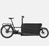 Riese & Muller Packster 70 Suspension Cargo E-Bike with Schwalbe SuperMoto-X Tires in Urban Grey Matte (4711694303283)