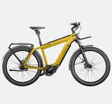 Riese & Muller Supercharger2 GT Rohloff Suspension E-Bike with Front Carrier, Pannier Rack and Thudbuster Seatpost in Curry Matte (4719394717747)